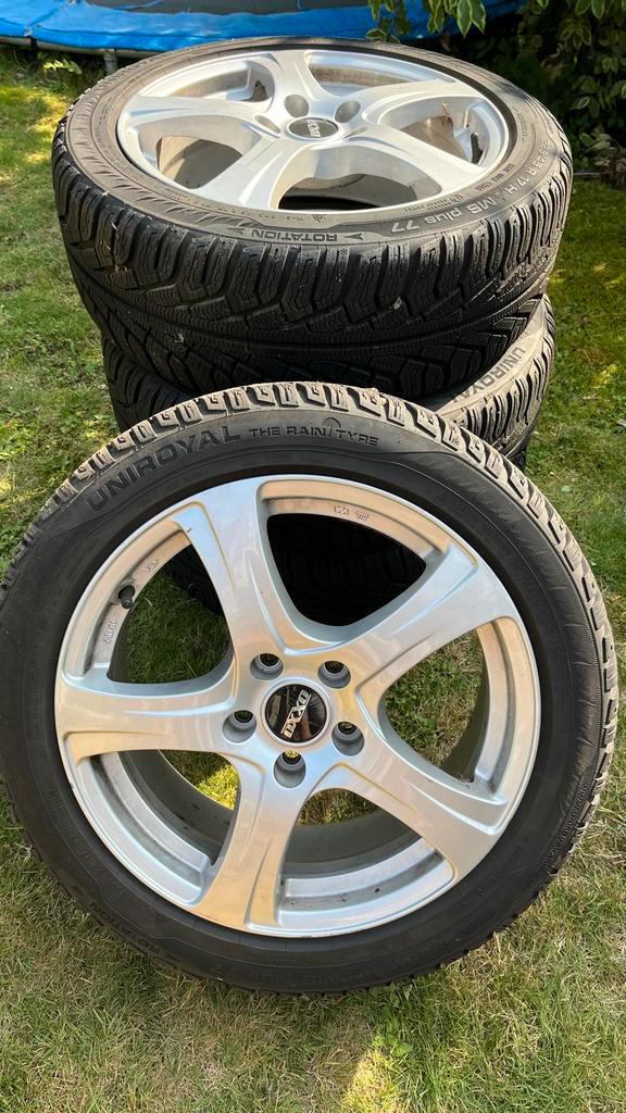 Winterbanden Oxxo Velgen 17" Golf/Octavia, Auto-onderdelen, Banden en Velgen, Banden en Velgen, Winterbanden, 17 inch, 205 mm