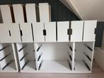 IKEA Nordli ladekast, wit, 9 lades - 160x76cm, Ophalen, Kunststof, 5 laden of meer, 150 tot 200 cm