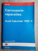 Werkplaatsboek Audi 80  Cabrio Carrosserie reparaties, Ophalen of Verzenden, Zo goed als nieuw, Audi