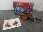 Lego ninjago 71838 kai's motorcycle speed race, Ophalen of Verzenden, Zo goed als nieuw
