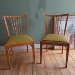 Lucky Vintage fifties Deens design stijl eetkamerstoelen, Ophalen, Gebruikt, Twee, Overige kleuren