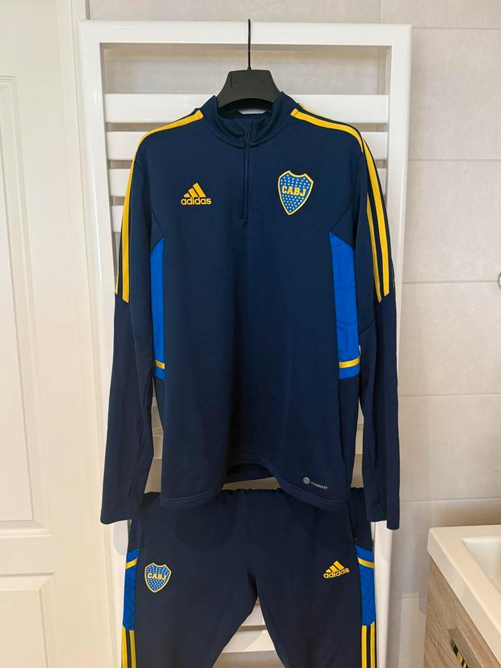Boca Juniors Trainingspak - Maat M, Kleding | Heren, Sportkleding, Zo goed als nieuw, Voetbal, Maat 48/50 (M), Blauw, Ophalen of Verzenden