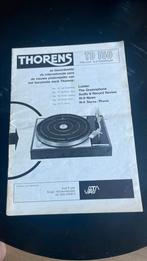 Thorens TD150 platenspeler, Audio, Tv en Foto, Platenspelers, Ophalen of Verzenden, Zo goed als nieuw, Thorens