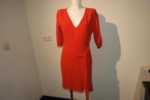 Elisabetta Franchi jurk open kant stof zijkant goud label S, Kleding | Dames, Jurken, Zo goed als nieuw, Maat 36 (S), Rood, Verzenden