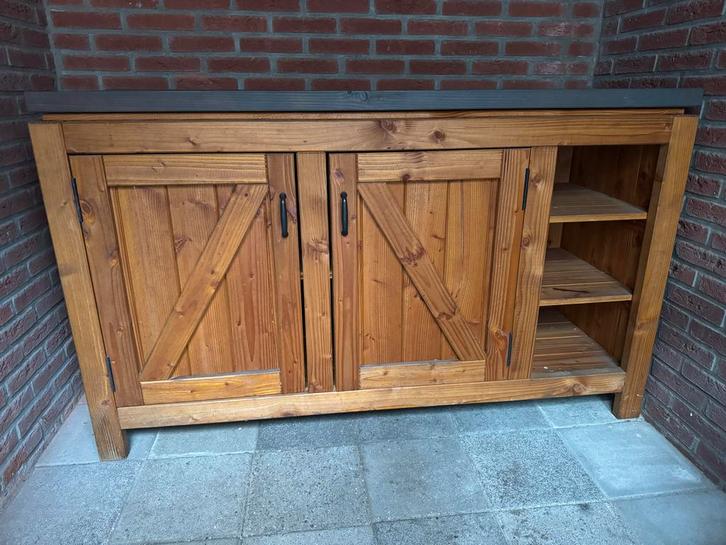 Douglas Houten Dressoir - Buitenmeubel, Tuin en Terras, Bergingen en Tuinkasten, Zo goed als nieuw, Overige typen, Hout, Ophalen