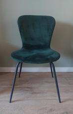 Eetkamerstoel groen velvet chair Light & Living stoel Nieuw, Huis en Inrichting, Stoelen, Ophalen, Overige kleuren, Nieuw, Metaal