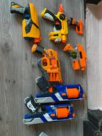 Complete Nerf Set – 10 Blasters + Darts en Discs, Ophalen of Verzenden, Zo goed als nieuw