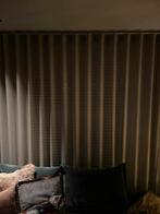 Gordijnen - 4.40 meter breed - Zo goed als nieuw zonder rail, Huis en Inrichting, Ophalen, Zo goed als nieuw, Grijs, 200 cm of meer
