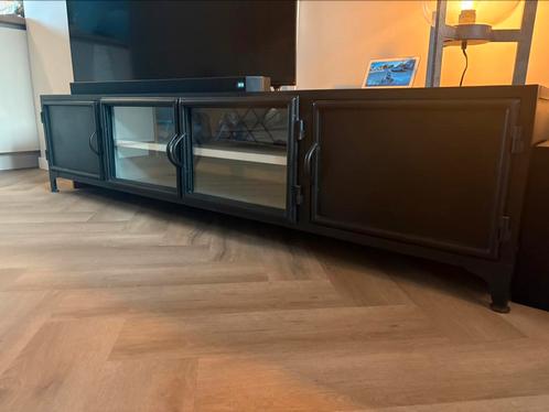 Tv meubel, Huis en Inrichting, Kasten | Televisiemeubels, Zo goed als nieuw, Minder dan 100 cm, 25 tot 50 cm, Glas, Ophalen