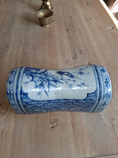 Antiek Chinees porselein - pillow - hoofdsteun - 19e eeuw, Antiek en Kunst, Antiek | Porselein, Ophalen of Verzenden