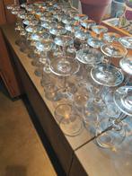 Glazen glaswerk wijnglas 10 champagneglas 30, Ophalen of Verzenden, Zo goed als nieuw