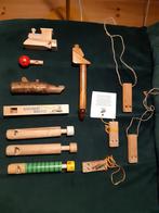 12 diverse houten fluitjes, Antiek en Kunst, Ophalen of Verzenden