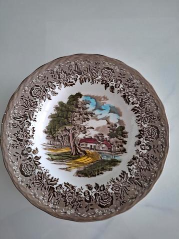 Staffordshire England wandbord Country Style  beschikbaar voor biedingen