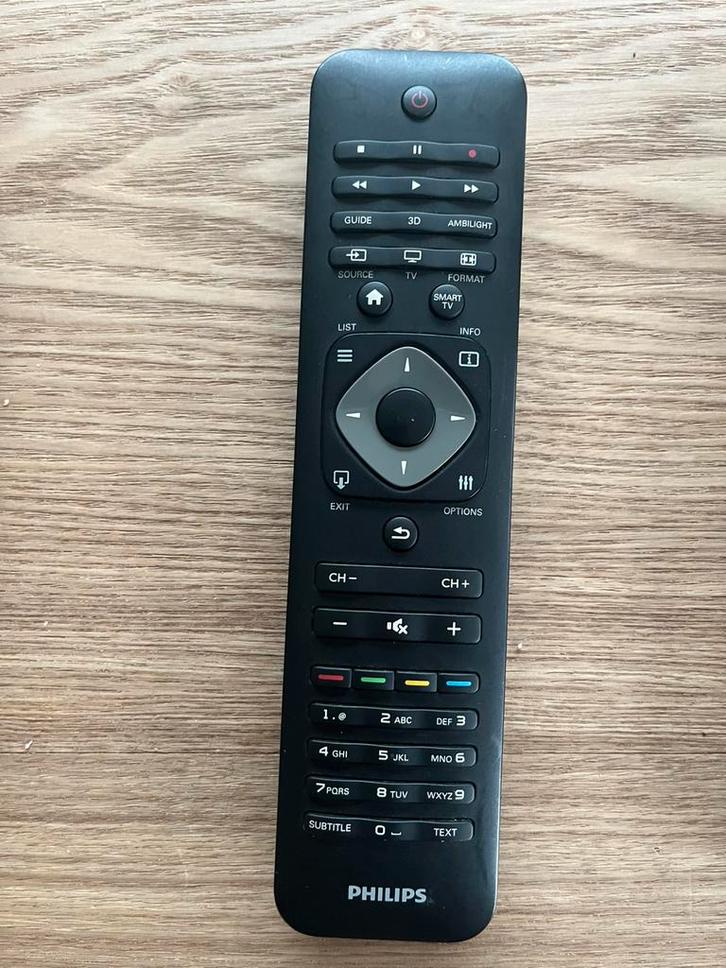 Philips Twee-zijdige Afstandsbediening met Toetsenbord, Audio, Tv en Foto, Afstandsbedieningen, Zo goed als nieuw, Tv, Ophalen of Verzenden