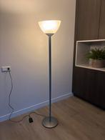 Staande lamp met wit glazen kap en dimmer, Huis en Inrichting, Ophalen, Zo goed als nieuw, 150 tot 200 cm