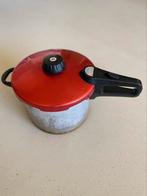 Fissler Vitafit snelkookpan – rood deksel special edition!, Ophalen, Gebruikt, Aluminium, Kookpan of Snelkookpan