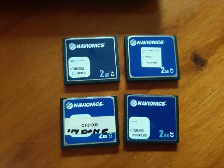 Navionics Compact Flash, Watersport en Boten, Navigatiemiddelen en Scheepselektronica, Gebruikt, Kaartplotter of Fish Finder, Ophalen of Verzenden