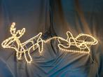Kerst decoratie verlicht rendier met slee, Diversen, Ophalen, Gebruikt