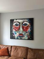 Abstract Schilderij - Expressief Gezicht, Antiek en Kunst, Kunst | Schilderijen | Abstract, Ophalen