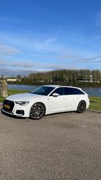 Audi A6 40 TDI 204pk S Tronic 2018 Wit, Auto's, Zwart, 4 cilinders, Wit, Stationwagon
