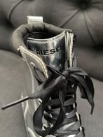 Unieke designer boots sneakers 38 van Diesel chroom glans, Kleding | Dames, Schoenen, Overige kleuren, Diesel, Ophalen of Verzenden