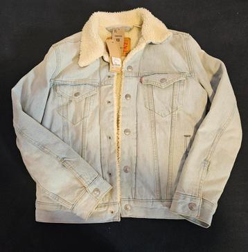 Levi's spijkerjack met teddy voering maat xs - Nieuw  beschikbaar voor biedingen