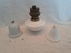 3 onderdelen van oude olielamp hang, Antiek en Kunst, Ophalen of Verzenden