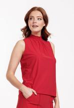Studio anneloes martini top M rood travelstof, Maat 38/40 (M), Ophalen of Verzenden, Zo goed als nieuw, Korte mouw
