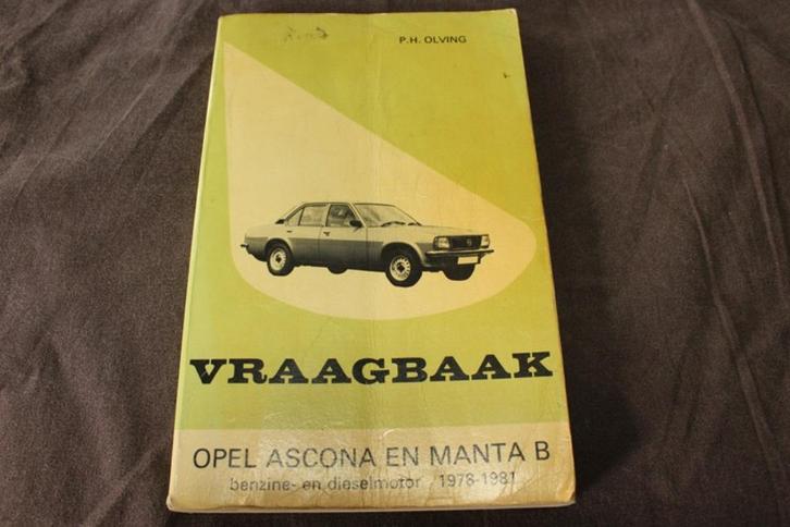 Opel Ascona Manta B benzine diesel 1978-1981 vraagbaak, Auto diversen, Handleidingen en Instructieboekjes, Ophalen of Verzenden