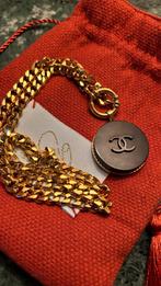 Ketting met originele Chanelknoop, Ophalen of Verzenden, Zo goed als nieuw