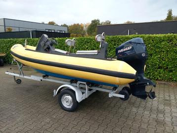osprey 5.15 rib 100 pk evinrude trimplus trailer inruil moge beschikbaar voor biedingen
