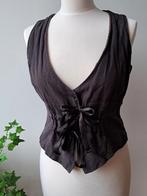 Mooi en bijzonder, donkerbruin gilet, mt 38, Summum, Maat 38/40 (M), Summum Woman, Bruin, Ophalen of Verzenden