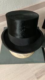 Vintage Antieke zijde hoge hoed Ru van Straten Hilversum, Kleding | Heren, Hoeden en Petten, Ophalen of Verzenden, Zo goed als nieuw