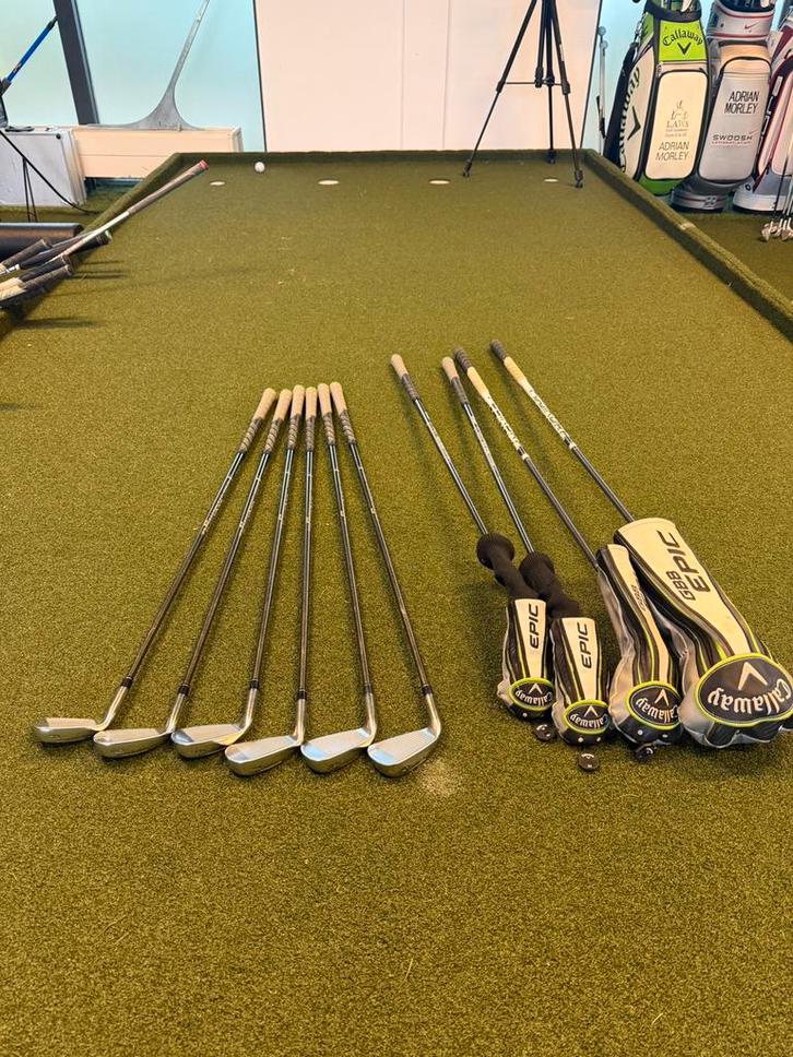 Callaway Epic volledige set - poefslaan mogelijk!, Sport en Fitness, Golf, Zo goed als nieuw, Set, Callaway, Ophalen of Verzenden