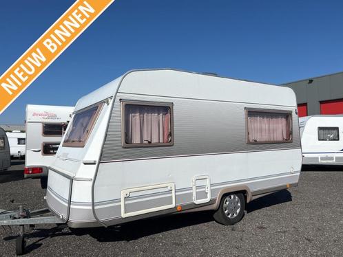 Dethleffs New Line 440 TOILET, VOORTENT, AANBOUW 5995,, Caravans en Kamperen, Caravans, Bedrijf, tot en met 6, 750 - 1000 kg, Treinzit
