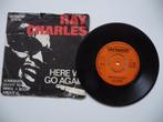 single RAY CHARLES - HERE WE GO AGAIN - ARTONE RECORDS, 1967, Gebruikt, Overige genres, 7 inch, Single