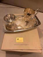 Verzilverd Roomstel Hooykaas Kramer, Antiek en Kunst, Ophalen of Verzenden, Zilver