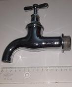 Sanitaire chr. tapkraan 1", V+A kraan ¾", Heimeier Rad.kr ¾:, Ophalen of Verzenden, Nieuw, Chroom, Kraan