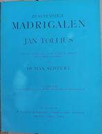 Madrigalen van Tollius , bladmuziek, Muziek en Instrumenten, Ophalen of Verzenden, Zo goed als nieuw, Klassiek, Zang