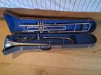 Besson Exellence ventieltrombone, Ophalen of Verzenden, Gebruikt, Tenor, Met koffer