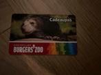 Cadeaupas burgers zoo €15,-, Eén persoon, Dierentuinbon
