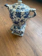 Vintage Theepot met Warmer beatriks blauw, Ophalen