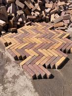 250m2 NIEUW GEBAKKEN WAALTJES BONTE MIX AANBIEDING, Destenenman, Keramiek, Klinkers, Nieuw