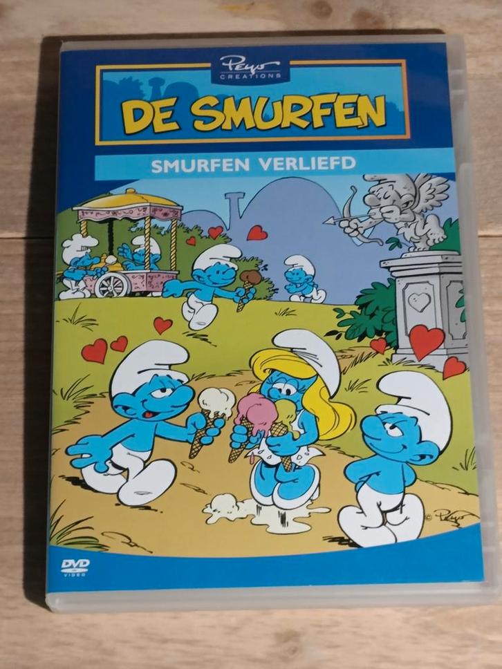 DVD van De Smurfen - Smurfen verliefd, Cd's en Dvd's, Dvd's | Tekenfilms en Animatie, Zo goed als nieuw, Europees, Overige typen