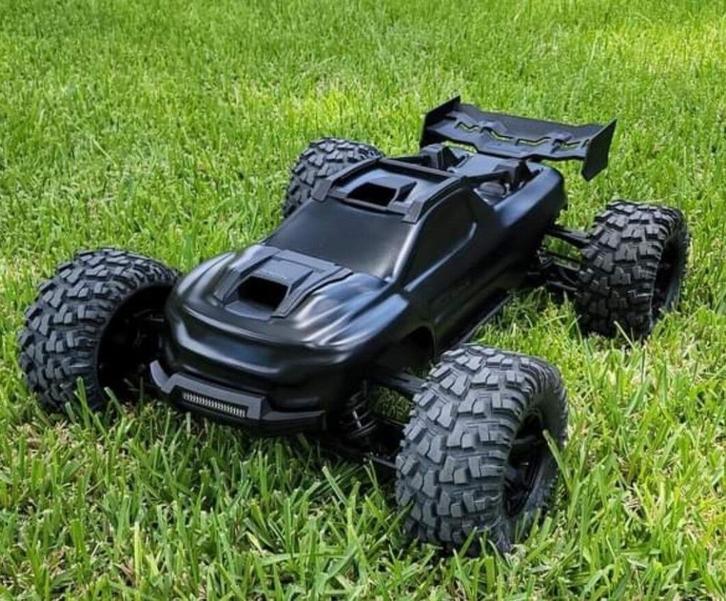 Basherbodies Dirt crusher past op de XRT zwart, Hobby en Vrije tijd, Modelbouw | Radiografisch | Auto's, Ophalen of Verzenden
