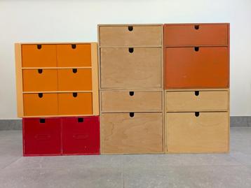6 Ikea Moppe ladekastjes - ideaal voor hobby! beschikbaar voor biedingen
