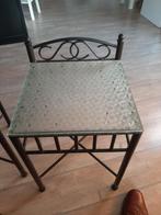 2 prachtige nachtkastjes, Huis en Inrichting, Slaapkamer | Nachtkastjes, Ophalen, Minder dan 45 cm, Metaal of Aluminium, Zo goed als nieuw