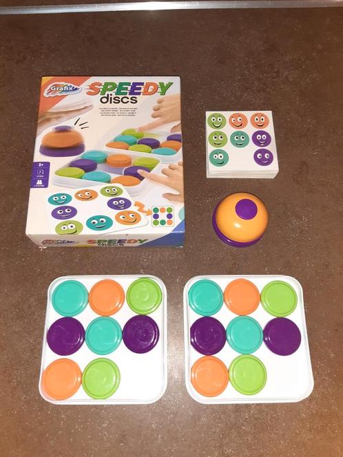 Speedy discs, Hobby en Vrije tijd, Gezelschapsspellen | Bordspellen, Zo goed als nieuw, Ophalen of Verzenden