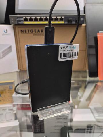 Seagate 4TB Externe HDD - Zo goed als nieuw! beschikbaar voor biedingen