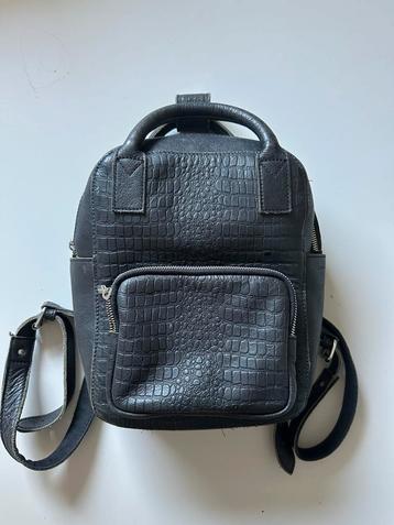 Cowboysbag leren rugzak zwart beschikbaar voor biedingen